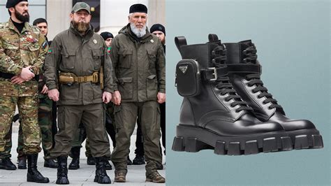 chechen warlord wearing boots